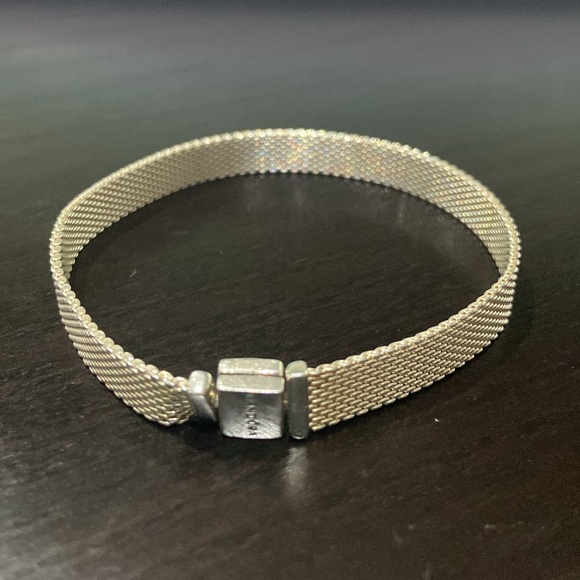 Pandora Reflection Flat Mesh Bracelet - Silver - Picture 4 of 4